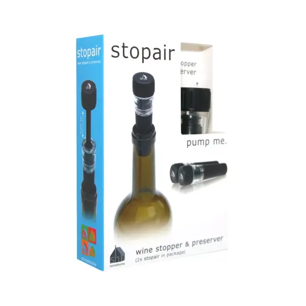 Soiree Stopair Wine Stopper and Preserver