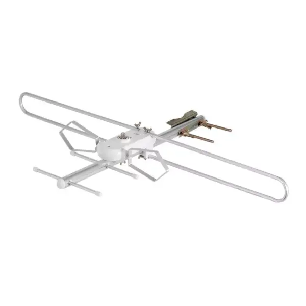 Monoprice Round Tube Attic or Outdoor VHF And UHF HDTV Antenna, 60 Mile Range, Anti-Rust, Waterproof and Weather Resistant