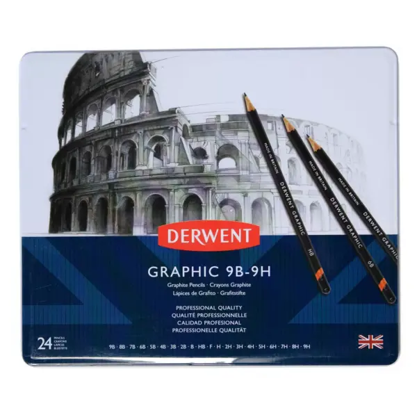 Graphite Pencils Graphic Set 24ct - Derwent