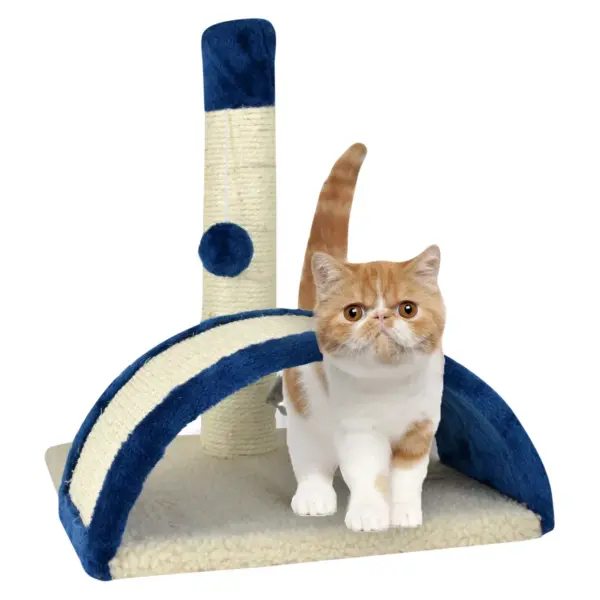 Pet Zone Beam & Bow Scratching Square Cat Scratcher