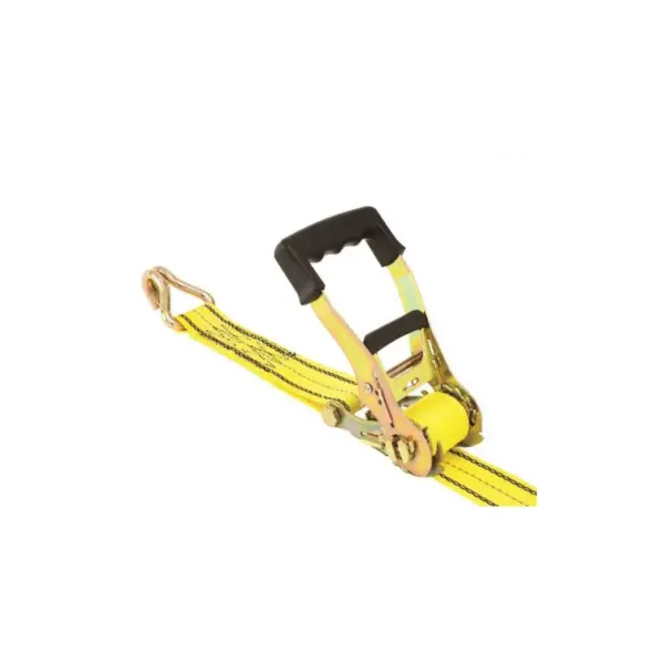 Progrip 27" x 2" Ratchet With Double J Hooks Yellow