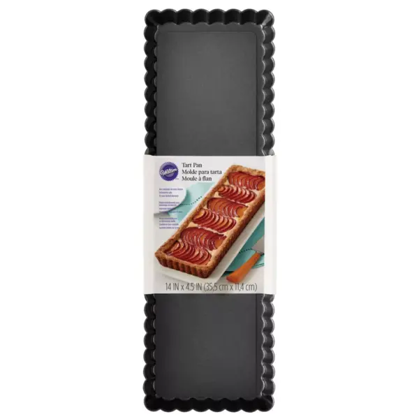 Wilton 14"x4.5" Extra Long Non-Stick Tart and Quiche Pan