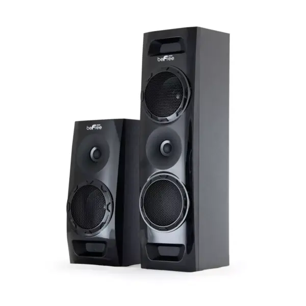 beFree Sound 5.1 Channel Surround Sound Bluetooth Speaker System in Black