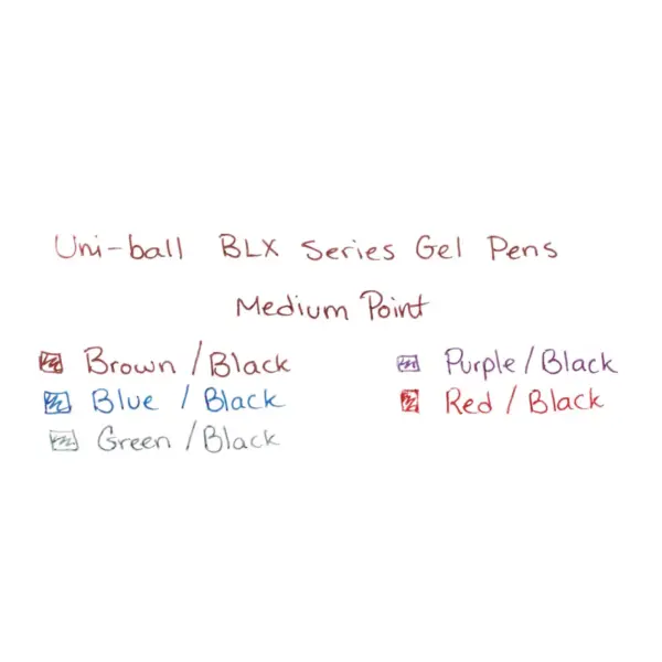 uni-ball 207 BLX Series Gel Pen .7 mm Blue/Black 1837931