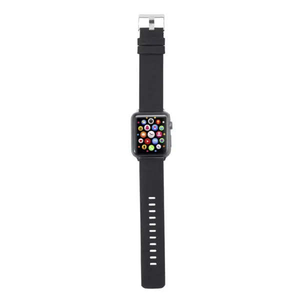 Insten Canvas Woven Fabric Band for Apple Watch 42mm 44mm All Series SE 6 5 4 3 2 1, For Women Girls Men Replacement Strap, Black