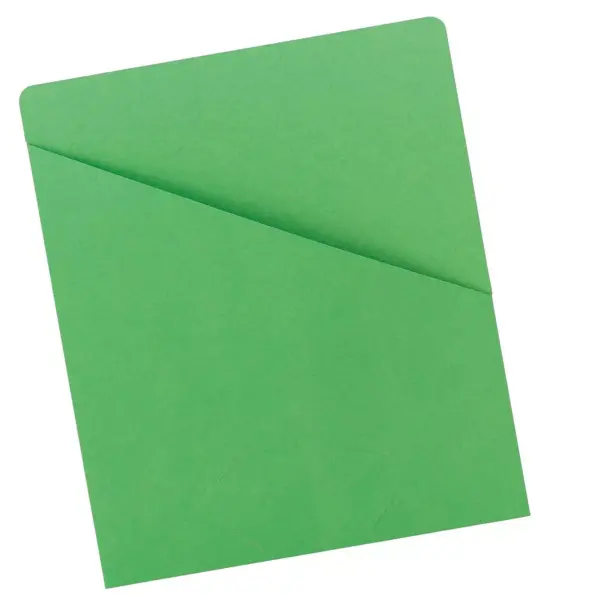 Smead Slash Jacket 9-3/4"x11-1/2" 25/PK 11 Pt Green 75432