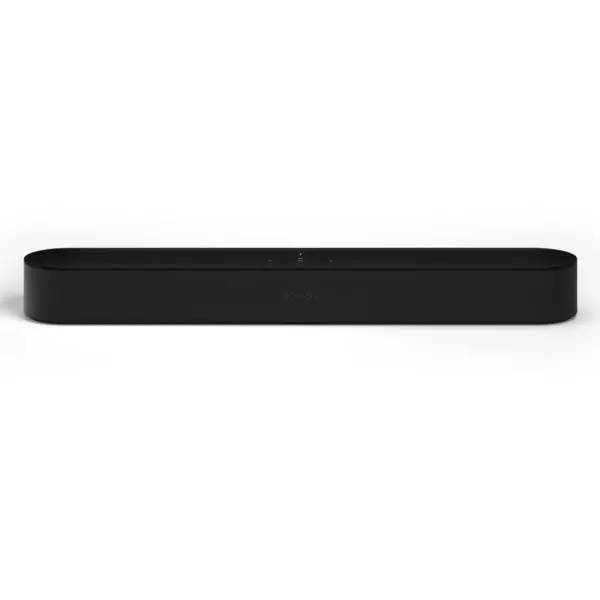 Sonos Beam Compact Smart Sound Bar with Flexson TV Mount Attachment (Black)