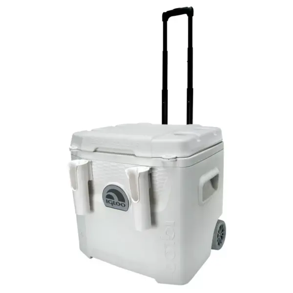 Igloo Marine Ultra Quantum Roller Cooler - White (52 Quart)