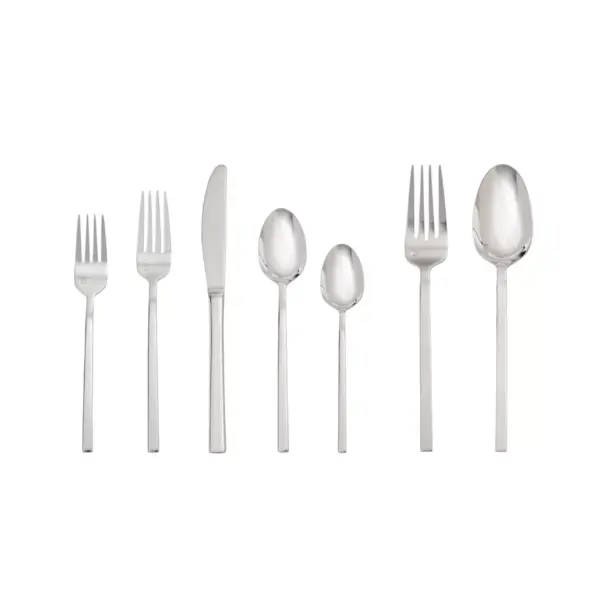 42pc Stainless Steel Theo Silverware Set - Fortessa Tableware Solutions