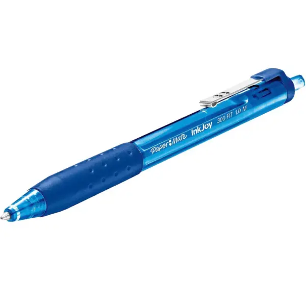 Paper Mate InkJoy 300 RT Retractable Ballpoint Pens Medium Point Blue Ink 24390225