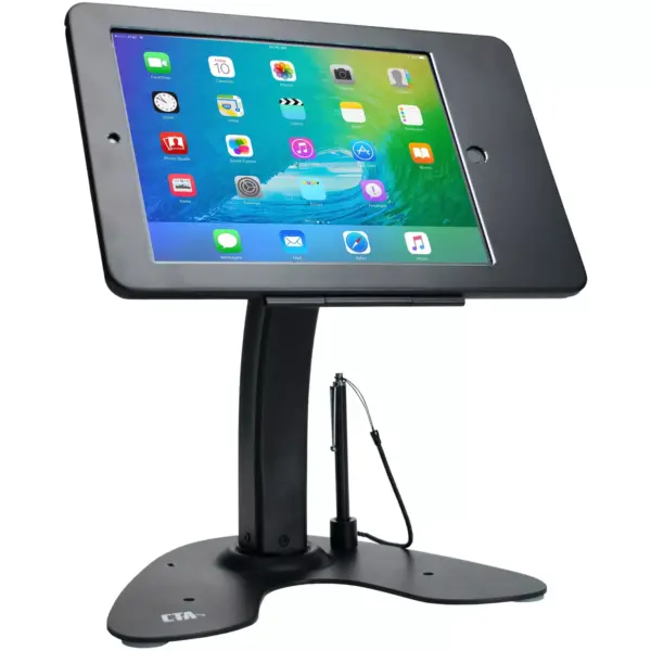 CTA Digital Dual Security Kiosk Stand Ipad And Ipad Air Black - 9.7" Screen Support