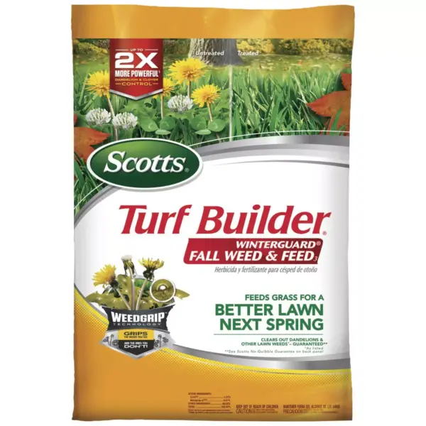 Scotts Turf Builder 5000 sq. ft WinterGuard Fall Weed & Feed Fertilizer - 14lbs