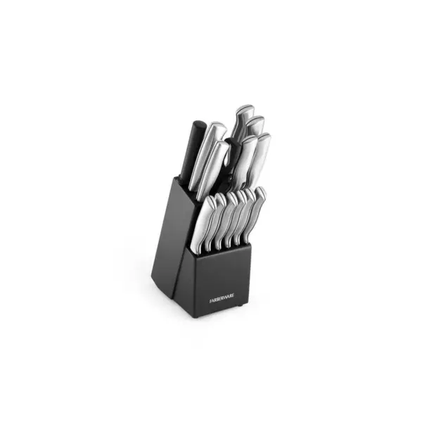 Farberware 15pc Stainless Steel Knife Block Set