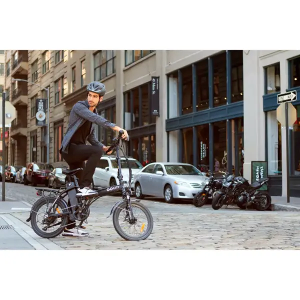 Go Power Bike 20" Go City Electric Folding Bike - Black