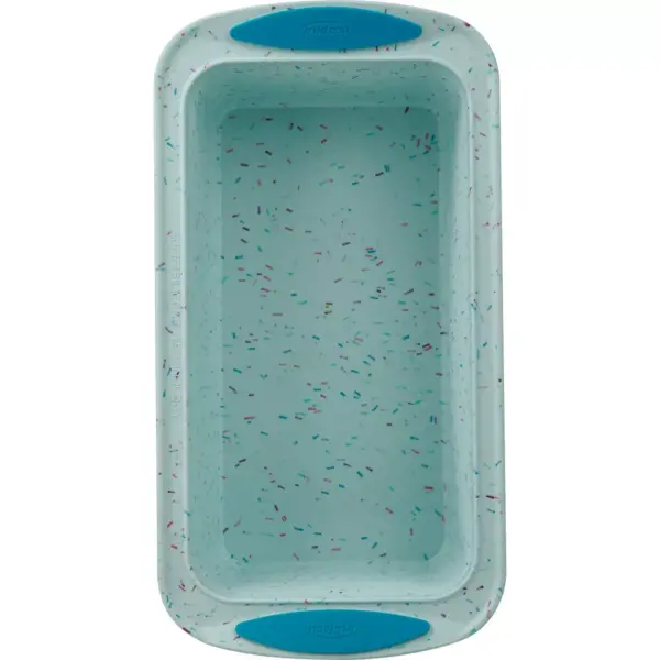 Trudeau Loaf Pan Confetti Blue 8.5" x 4.5"