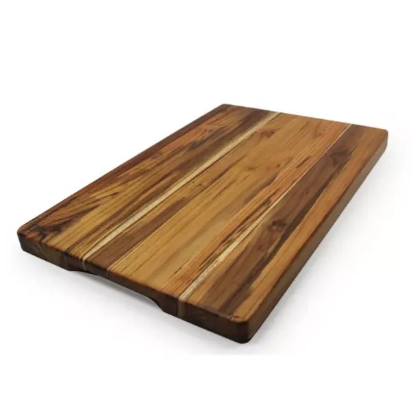 Architec Madeira Teak Edge-Grain Jumbo Cutting Board and Chop Block 23"x15"x1.25"