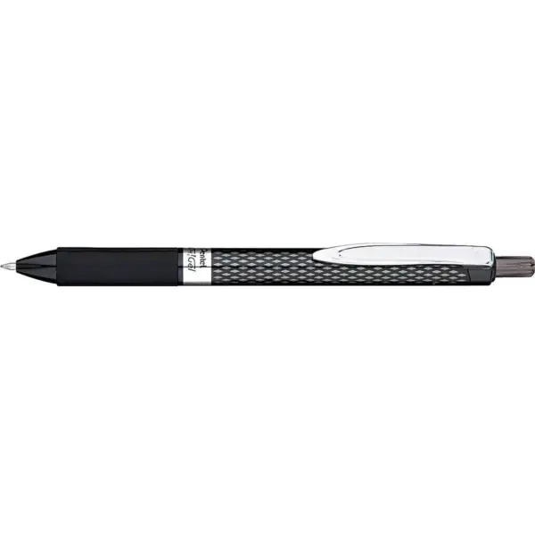 Pentel Oh! Gel Retractable Roller Pen .7mm Black Barrel/Ink Dozen K497A