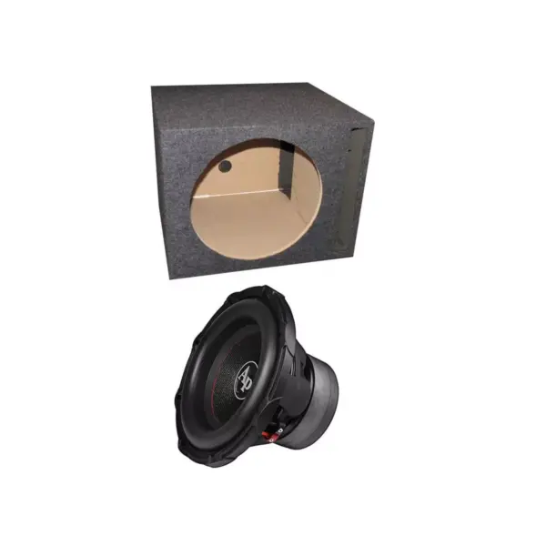 Audiopipe TXX-BD3-12 12" 1800W Car Audio Subwoofer + Single Vented Sub Box