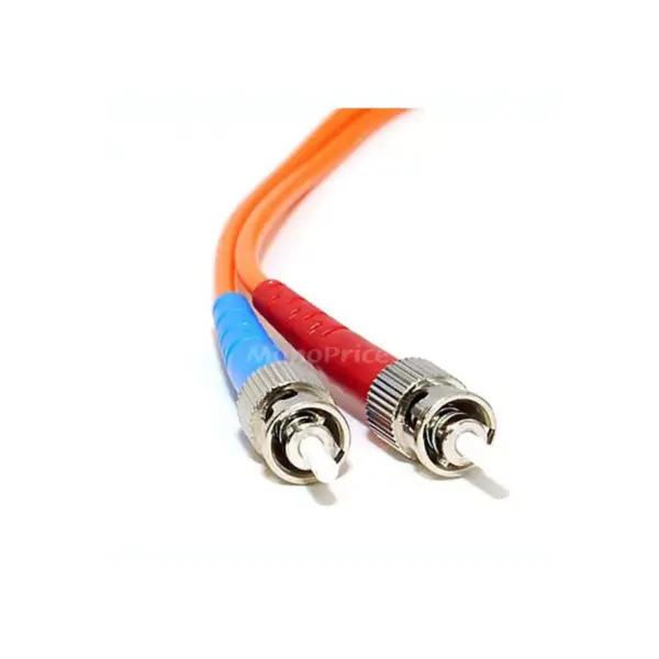 Monoprice Fiber Optic Cable - 10 Meter - Orange | LC to ST OM1, 62.5/125 Type, Multi Mode, Duplex