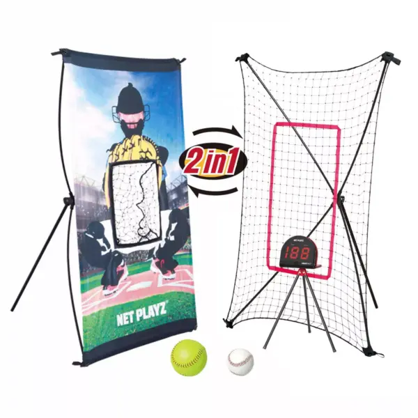 Net Playz Baseball Smart Trainer Combo