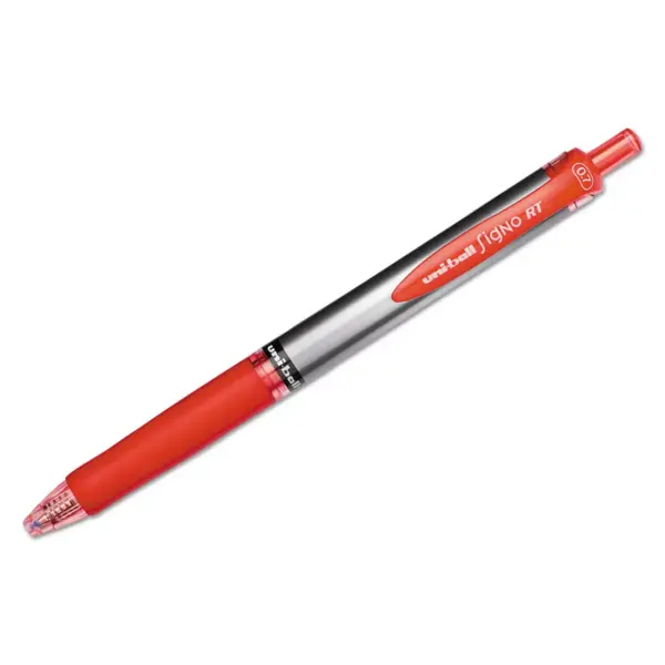 uni-ball Signo Gel RT Roller Ball Retractable Gel Pen Red Ink Medium Dozen 65942