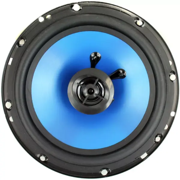 QPower 6.5" 300 Watt 2-Way Blue Car Audio Stereo Coaxial Speakers | QP650 (2)