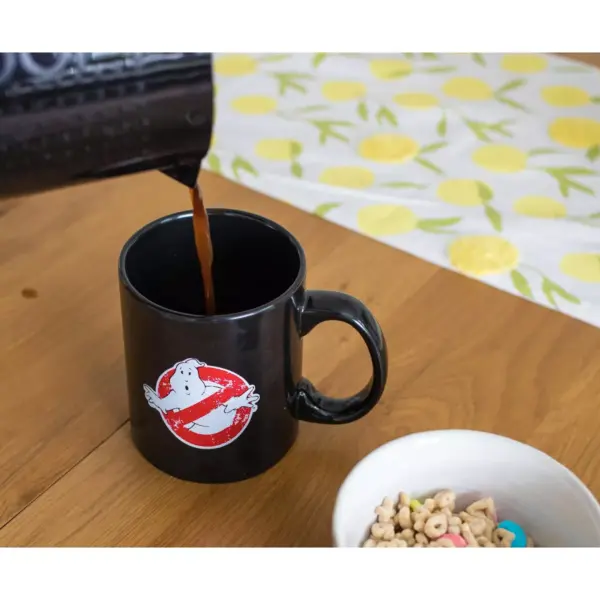 Just Funky Ghostbusters Logo Ectoplasm Heat-Changing Ceramic Coffee Mug | Holds 20 Ounces