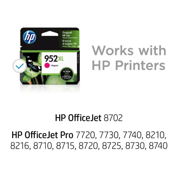 HP Inc. HP 952XL (L0S64AN) High-Yield Magenta Original Ink Cartridge