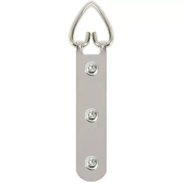 60 D Ring Picture Hangers with 180 Screws, 3 Holes (3.5 x 0.6 inch, 240 Pieces)