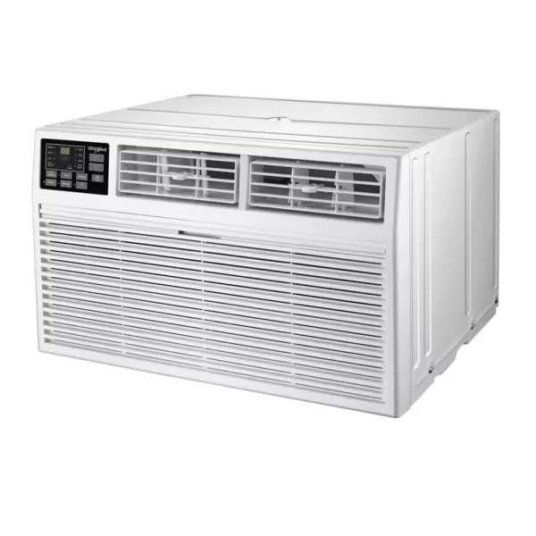 Whirlpool 12,000 BTU 230V Through the Wall Air Conditioner WHAT121-HAW with 10,600 BTU Supplemental Heating