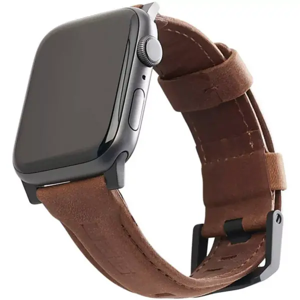 Urban Armor Gear (UAG) Apple Watch 38/40mm (Series 6/5/4 & Watch SE) Leather Strap - Brown