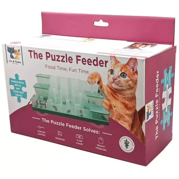 Doc & Phoebe's Cat Co. Puzzle Feeder Cat Toy