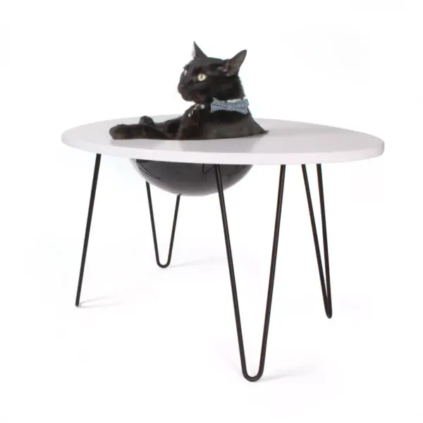 Hauspanther NestEgg Cat Lounge - White