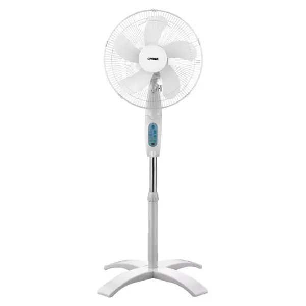 Optimus 16in Wave Oscillating Stand Fan with Remote Control