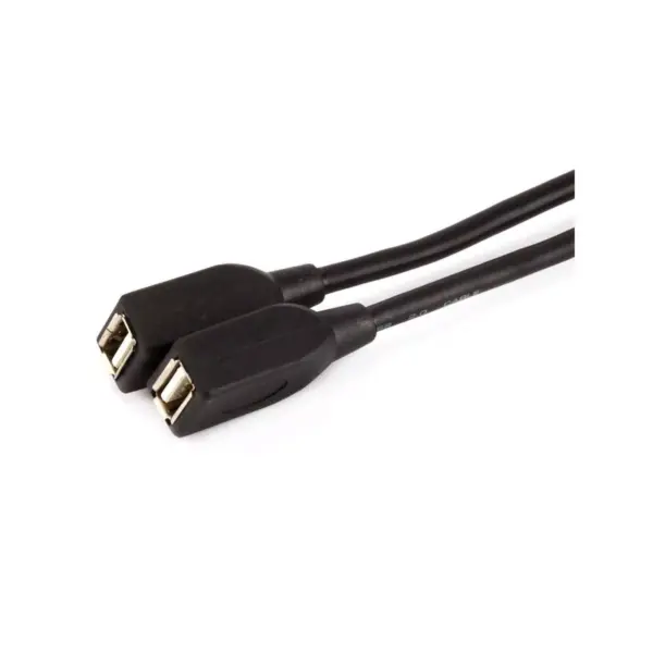 Monoprice USB 2.0 Extension Cable - 32 Feet - Black | 2 Port USB Type-A Male to USB Type-A Female, Active, Repeater