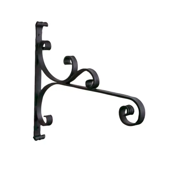 16.5" x 18" Steel All Purpose Traditional Style Bracket Black - ACHLA Designs