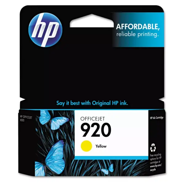 HP Inc. HP 920 (CH636AN) Yellow Original Ink Cartridge