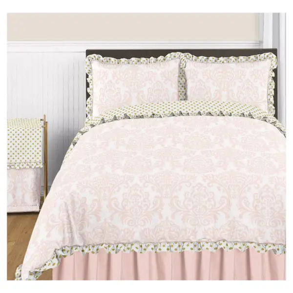 Pink & Gold Amelia Comforter Set (Full/Queen) - Sweet Jojo Designs