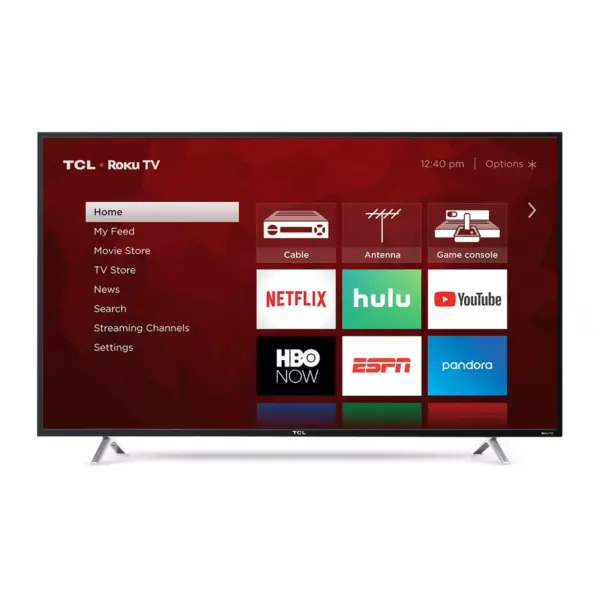 TCL 55" Class 4-Series 4K UHD HDR Smart Roku TV – 55S435