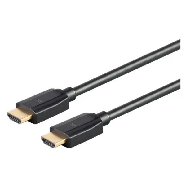 Monoprice Ultra 8K High Speed HDMI Cable - 6 Feet - Black (3 Pack) 48Gbps, 8K@60Hz, Dynamic HDR, eARC, UHDTV, AMD FreeSync - DynamicView