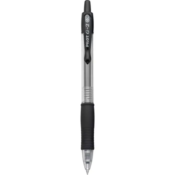 Pilot 3ct G2 Premium Retractable Gel Ink Pen Ultra Fine Point 0.38mm Black