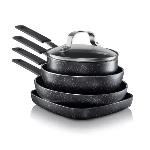 Granitestone Diamond Personal/Mini Stackable 5pc Cookware Set