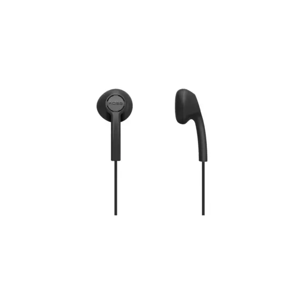 Koss KE5k Earphone - Stereo - Black - Wired - 32 Ohm - 70 Hz 20 kHz - Earbud - Binaural - Open - 4 ft Cable