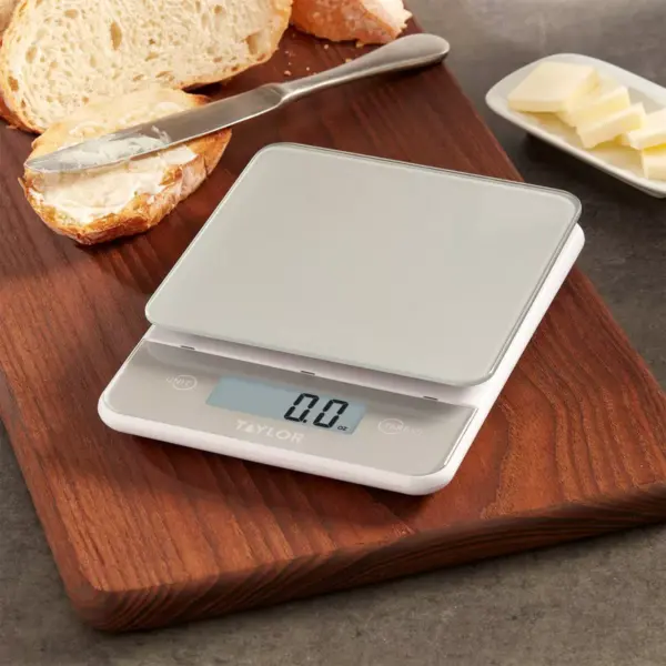 Taylor Digital 11lb Glass Top Food Scale - Silver