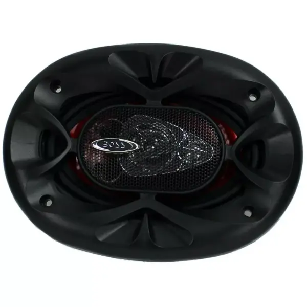 2) New BOSS CH4630 4"x 6" 250W 3-Way Car Audio Coaxial Speakers Stereo Red 4 Ohm