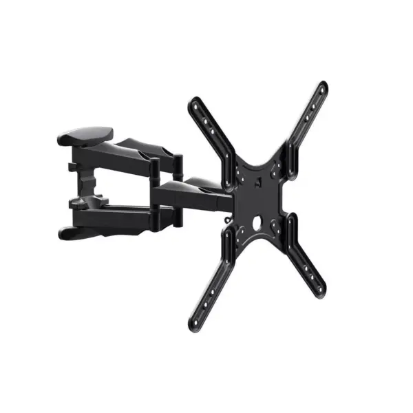 Monoprice Full-Motion Articulating TV Wall Mount For TVs 19in-55in, Max Weight 100 lbs, Ext. Range from 1.2in to 18.1in, VESA Patterns up to 400x400