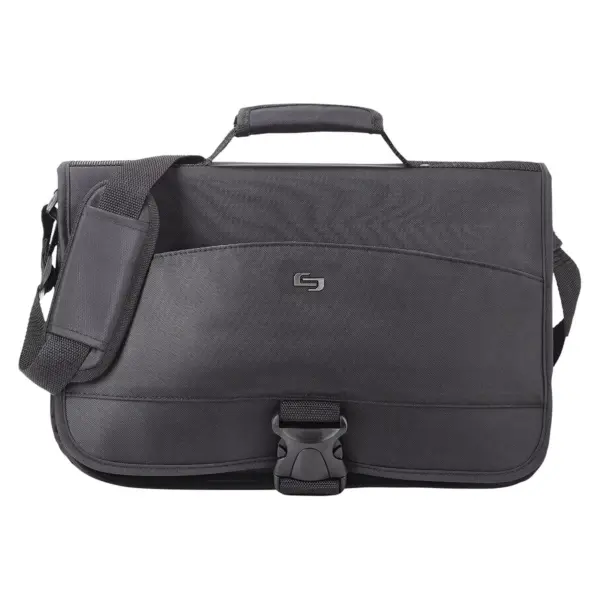 Solo Expandable 15.6" Laptop Messenger Bag - Black