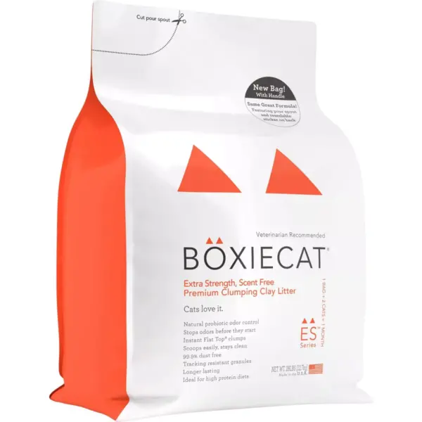 Boxiecat Extra Strength Scent-Free Premium Clumping Litter - 28lbs