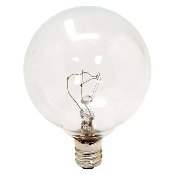 General Electric 40w 4pk G16 Incandescent Light Bulb White/Clear