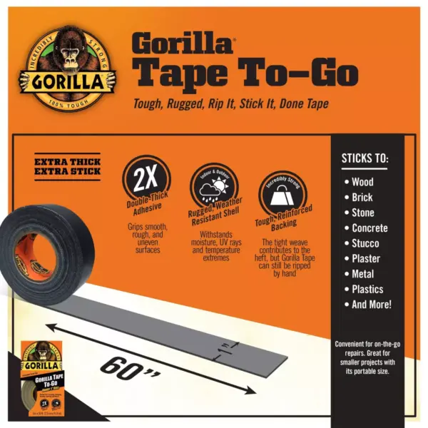 Gorilla Industrial Tape To Go